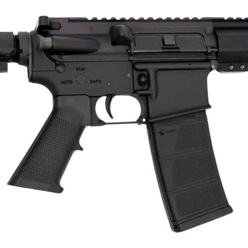 Andro Corp Industries 5568CB ACI-15 CQB 5.56 NATO 30+1 8" Black Nitride Threaded Barrel, Black Anodized Aluminum Receiver w/Picatinny Rail, M-LOK Handguard, Black Polymer SBA3 Pistol Brace, Black A2 G