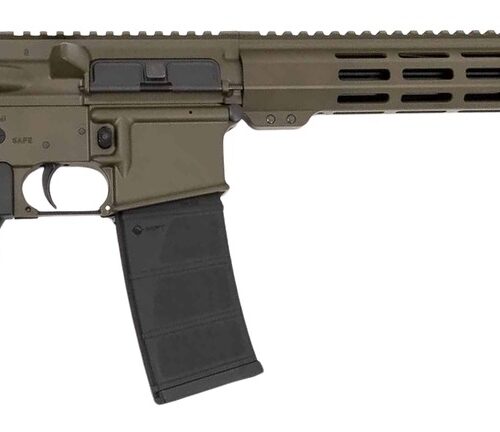 Andro Corp Industries 55616BBODG ACI-15 Bravo 5.56 NATO 30+1 16" Black Nitride Threaded Barrel, OD Green Aluminum Receiver w/Picatinny Rail, M-LOK Handguard, M4 Black Polymer Stock, Black A2 Grip