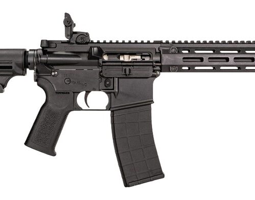 Tippmann Arms A101151 M4-22 Pro SBR 22 LR 25+1 11" Black Parkerized Threaded Barrel, Matte Black Aluminum Receiver w/Picatinny Rail, M-LOK Handguard, Black Adjustable Polymer Stock, Black Gen2 Grip