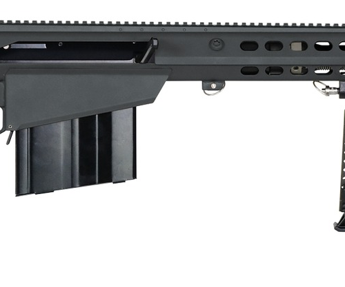 Barrett 20183 M107A1 50 BMG 10+1 20" Fluted Barrel, Picatinny Rail Receiver, M-LOK Handguard, QD BiPod Forend, Black Polymer Grip
