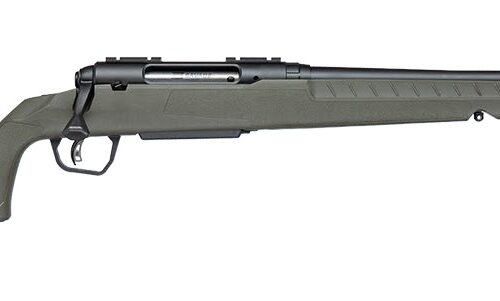 Savage Arms 33121 Axis 2  270 Win 4+1 20" Matte Black Carbon Steel Threaded Barrel, Drilled & Tapped Receiver, OD Green Fixed w/Pistol Grip Synthetic Stock, Right Hand
