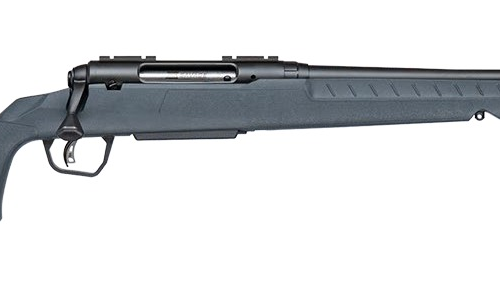 Savage Arms 33123 Axis 2 5.56 NATO 4+1 20" Matte Black Carbon Steel Threaded Barrel, Drilled & Tapped Receiver, Gray Fixed w/Pistol Grip Synthetic Stock, Right Hand