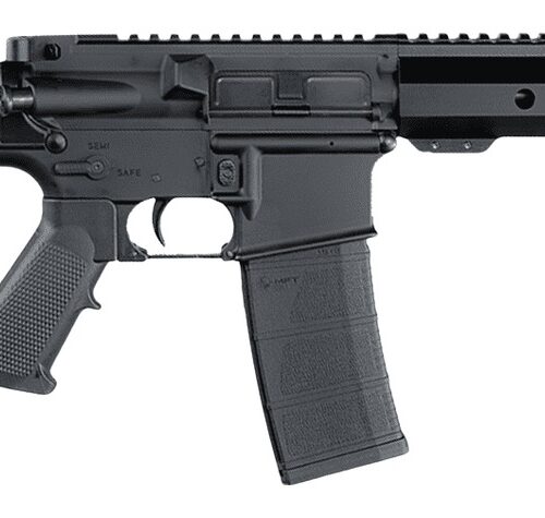 Andro Corp Industries 556103HBMPS ACI-15 Halo 5.56 NATO 30+1 10.30" Black Nitride Threaded Barrel, Black Anodized Aluminum Receiver w/Picatinny Rail, Black Polymer SBA3 Pistol Brace, A2 Grip, Ambidext