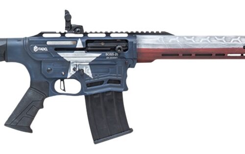 Citadel CBOSS2512-TEX Boss25 12 Gauge 3" 5+1 18.75" Threaded Barrel, Texas Flag Steel Receiver w/Picatinny Rail, Adj Comb Synthetic Butt Stock, Picatinny Rail Forend, Polymer Grip