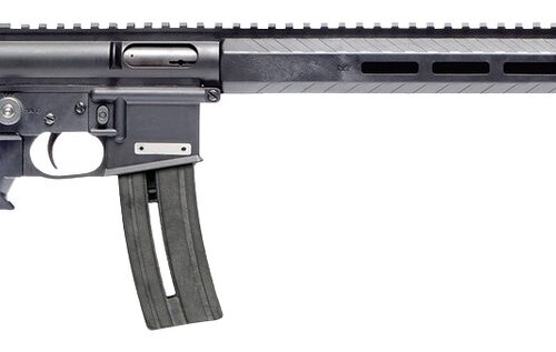 Mountain Billy Gun Lab MBGL-GOAT15-TB-1-HC Goat-15 Helium 22 LR 10+1 16" Black Threaded Barrel, Black Polymer Receiver w/Picatinny Rail, M-LOK Handguard, Black Adj 7 Position Polymer Buttstock, Black