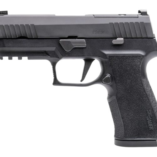 Sig Sauer 320XCA10COMP10 P320 XTen Carry Comp 10mm Auto 10+1 3.80" Black Nitron Optic Ready/Single Port Integrated Expansion Slide, Black Stainless Steel Frame w/Picatinny Rail, XSeries Carry Length M