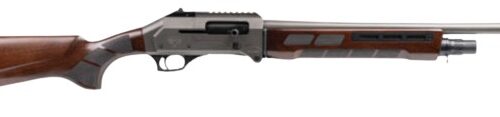 Panzer Arms PAFS1PROFSGREW FS1 Pro 12 Gauge Semi-Auto 3" 4+1 20" Black Shrouded Barrel, Disruptive Gray Cerakote Aluminum Receiver w/Picatinny Rail, Fixed Walnut Stock, Right Hand