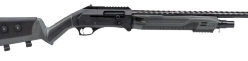 Panzer Arms PAFS1PROFSGRA FS1 Pro 12 Gauge Semi-Auto 3" 4+1 20" Black Shrouded Barrel, Gray Cerakote Receiver w/Picatinny Rail, M-LOK Handguards, Black Adj Cheekrest Synthetic Stock, Picatinny Rail Fo