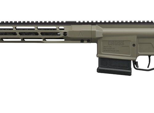 Sig Sauer CROSS-22CM-20B-SAW Cross Sawtooth 22 Creedmoor 5+1 20" Carbon Fiber Proof Research Barrel, Moss Green Cerakote Alloy Receiver w/Picatinny Rail, M-LOK Handguard, Rear Arca Rail, Moss Green Ce