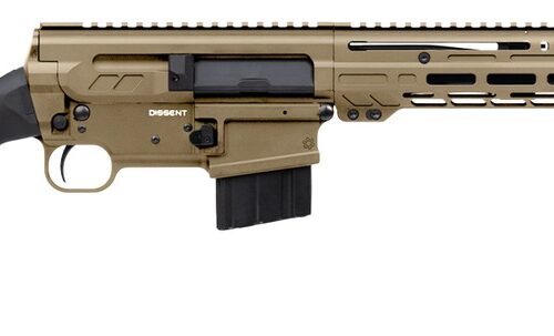 CMMG 34A670FCT Dissent BR4 338 ARC 10+1 16.10" Black Nitride Threaded Barrel, Coyote Tan Cerakote Aluminum Receiver w/Picatinny Rail, M-LOK Handguard, Magpul SGA 870 Black Synthetic Stock