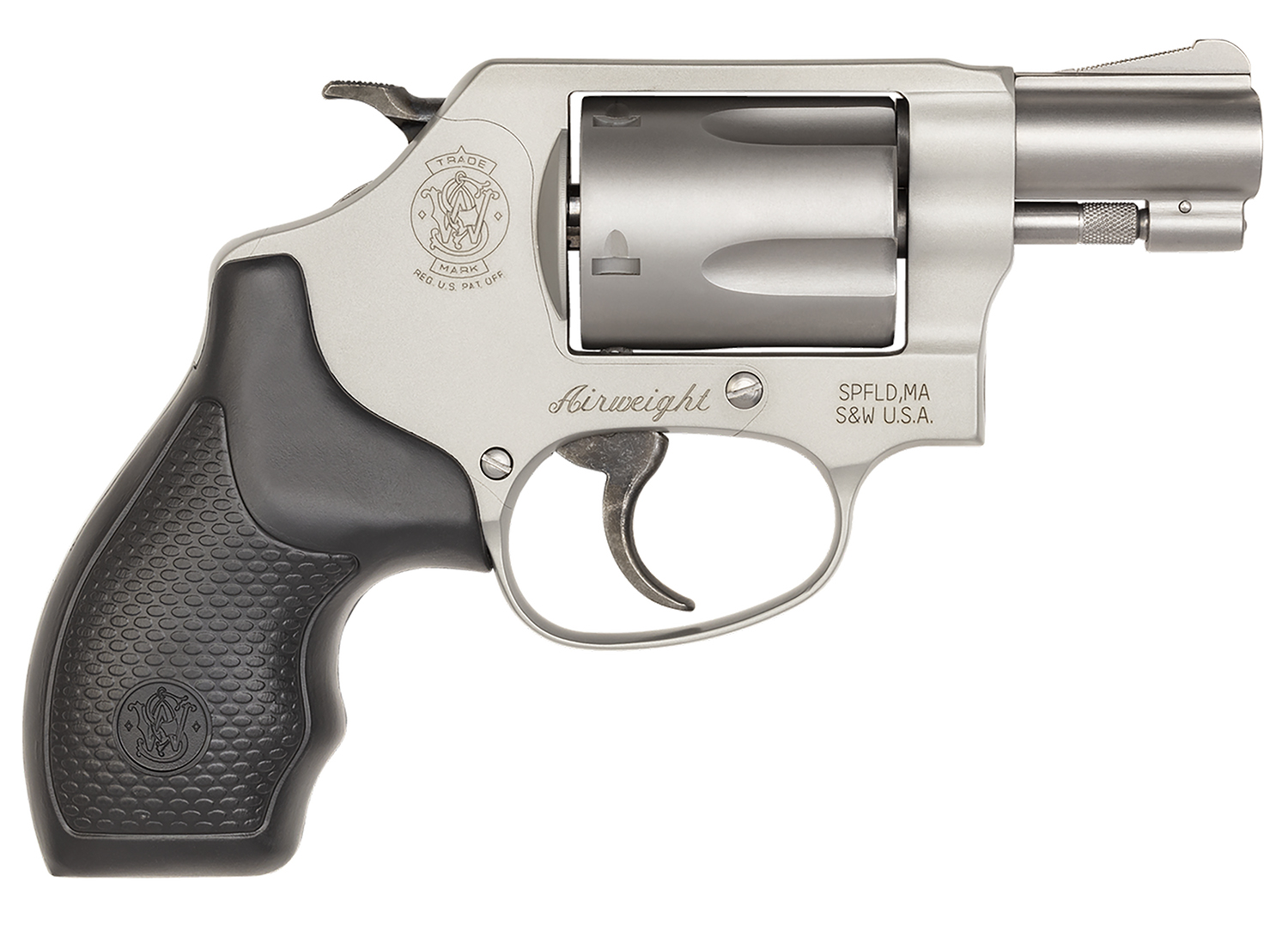 Smith & Wesson 163050 Model 637 *CA Compliant 38 S&W Spl +P 5 Shot 1.88" Stainless Steel Barrel/Cylinder, Matte Silver Aluminum Alloy J-Frame, Integral Front Sight, Internal Lock