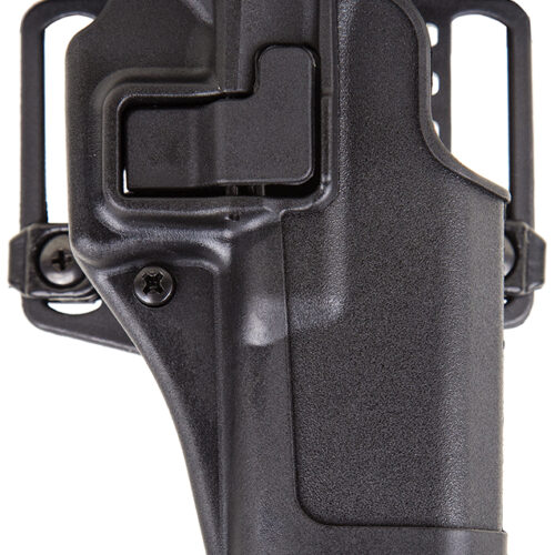 Blackhawk 410502BKR Serpa CQC  OWB Size 02 Matte Black Polymer Belt Loop/Paddle Compatible w/Glock 19/23/32/36/45 Right Hand