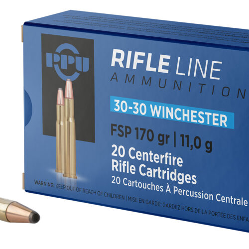 PPU PP30302 Standard Rifle 30-30Win 170gr Flat Soft Point 20 Per Box/10 Case