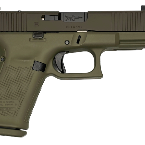 GLOCK 19V C4 OD GREEN 9MM 10RD BLACK BARREL SUPPRESSOR HEIGHTS SIGHTS OPTICS CUT PV1950201HUNT CAMFOUR EXCLUSIVE