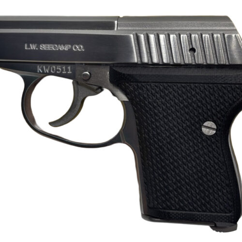 SEECAMP LWS-25 25 ACP 2IN BARREL POLISHED SS BLACK GRIPS LWS-25
