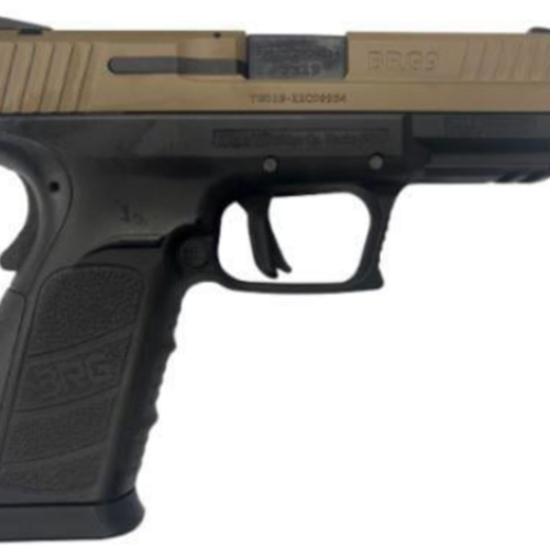 BRG 9 9MM BLACK FRAME FDE SLIDE