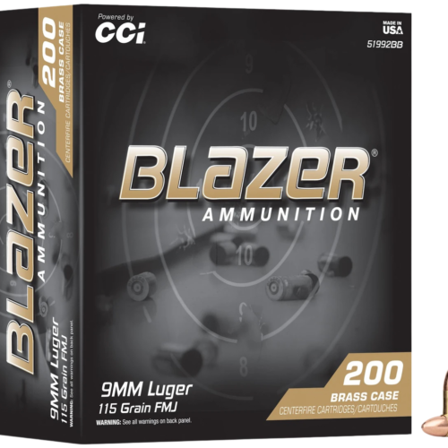 BLAZER BRASS 9MM 115GR FMJ 200/5