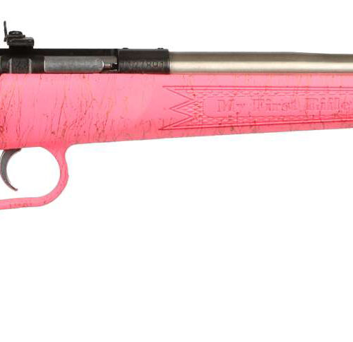 KSA CRICKETT PINK SYN 22LR GOLD WEBBED SS