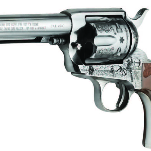PIETTA COWPOKE 357MAG 4.75 OLD SILVER ENGRAVE