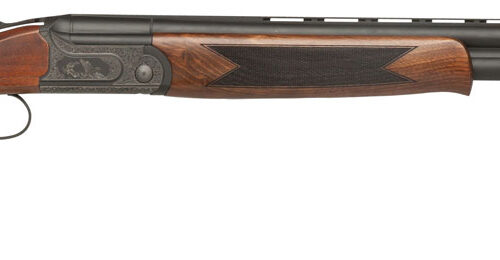 Dickinson LLC GW12B28P Green Wing 12 Gauge 2rd 3" 28" Vent Rib Barrel, Engraved Steel Receiver, Matte Black Metal Finish, Bead Front Sight, Wood Stock & Ejector