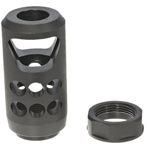 Ruger 90641 American Muzzle Brake Black Matte Steel 11/16"x24 Threads, 2.20" OAL, 1" Diameter 45-70 Gov/450 Bushmaster