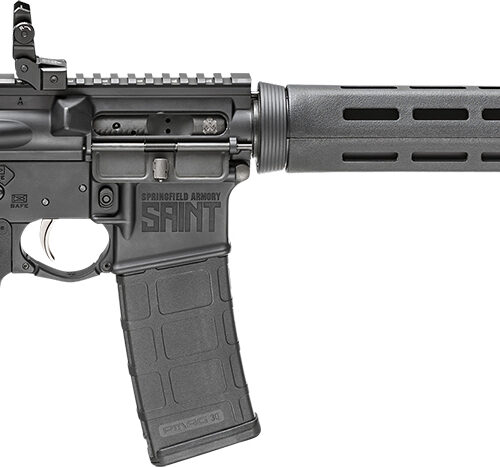 Springfield Armory ST916556B-B5 SAINT  5.56x45mm NATO 30+1 16" Black Melonite Barrel Black Hard Coat Anodized Rec Black Adjustable B5 Bravo Stock Black B5 Type 23 Grip Right Hand with M-LOK Handguard