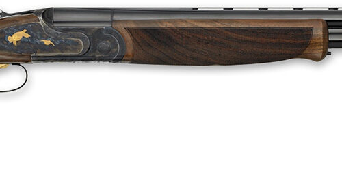 F.A.I.R. FRJBPRTG1628 Jubilee Prestige Tartargua Gold Full Size 16 Gauge Break Open 2.75" 2rd 28" Blued Over/Under Barrel, Gold Engraving Aluminum Receiver, Fixed Walnut Stock, Ambidextrous