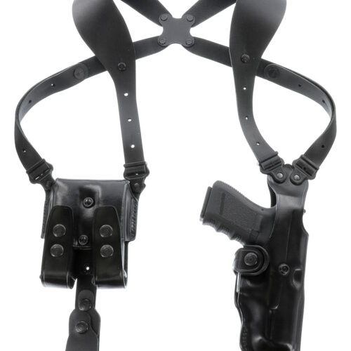 Galco VHS4212RB VHS 4.0 Shoulder System Black Leather Fits 1911 Fits 5" Barrel Ambidextrous