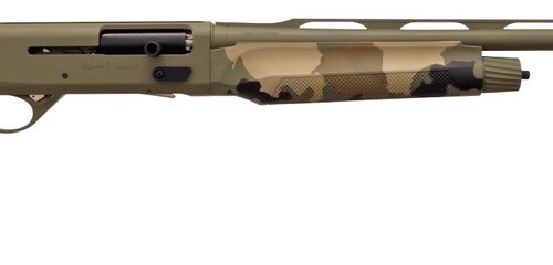 T R Imports A22026OS3 Alpha 2  20 Gauge 3" 4+1 26" OD Green Cerakote Vent Rib Barrel & Receiver, Fixed Old School Camo Synthetic Stock