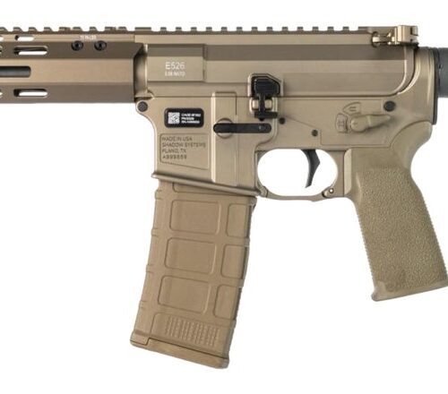 Shadow Systems SS-6018 E526 5.56 NATO 11.50" Black Barrel, Flat Dark Earth Picatinny w/Rail Receiver, Flat Dark Earth Polymer Stock & Grip