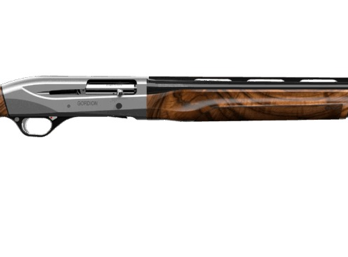 Retay USA GORGRYCON26 Gordion Upland 12 Gauge Semi-Auto 3" 4+1 26" Black Vent Rib Barrel, Gray Con Aluminum Alloy Receiver, Adj Shim Walnut Stock