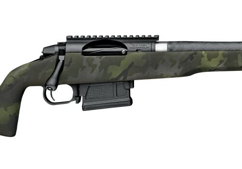 Proof Research 150887 Elevation 2.0 7mm PRC 3+1 20" Carbon Fiber Match Grade Threaded Barrel, Black Receiver w/Picatinny Rail, Midnight Camo Fixed Carbon Fiber Stock, Right Hand