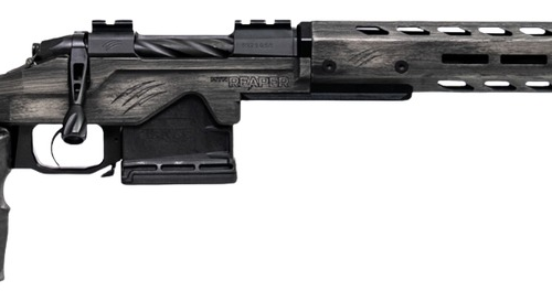 Fierce Firearms REPMT7PRC20DG Reaper MTN 2.0 7mm PRC 3+1 20" Carbon Fiber Match Grade Threaded Barrel, Distressed Gray Cerakote Titanium Drilled & Tapped Receiver, M-LOK Handguard, Magnesium Folding C