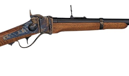 Davide Pedersoli 010S775457 1874 Sharps Calvary 45-70 Gov 1rd 22" Blued Single Shot Barrel, Color Case Hardened Receiver, Walnut Fixed Stock