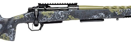 Horizon Firearms HRF-VE2-6ARC-20R Venatic 2 6mm ARC 20" Sage Green Spiral Fluted Threaded Barrel, Black DLC Receiver w/Picatinny Rail, Arca Rail Forend, Artic Moss Iota EKO X Carbon Fiber Stock