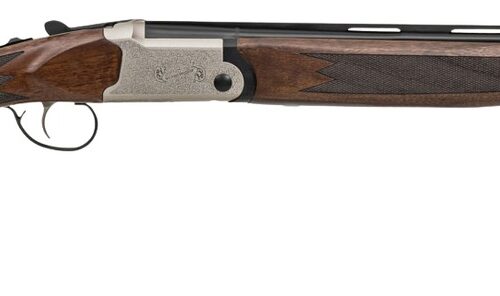 Crickett KSA4320F My First Shotgun Field 20 Gauge Break Open 3" 2rd 20" Over/Under Barrel, Engraved Silver Receiver, Fixed Walnut Stock, Right Hand