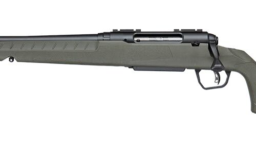 Savage Arms 33138 Axis 2 243 Win 4+1 20" Matte Black Carbon Steel Threaded Barrel, Drilled & Tapped Receiver, OD Green Fixed w/Pistol Grip Synthetic Stock, Left Hand