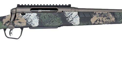 Savage Arms 33280 Axis 2 Pro 270 Win 4+1 20" Gun Metal Bronze Cerakote Spiral Fluted Threaded Barrel & Receiver w/Picatinny Rail, Forest SP Camo Fixed w/Pistol Grip Synthetic Stock, Right Hand