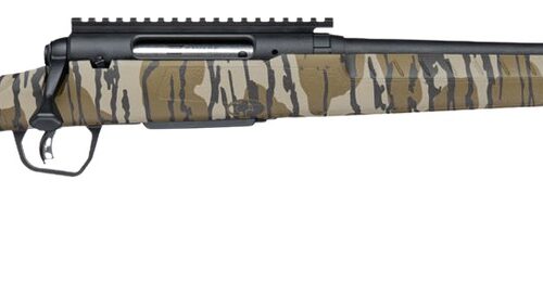 Savage Arms 33304 Axis 2 Pro 7mm-08 Rem 4+1 20" Black Cerakote Carbon Steel Spiral Fluted Threaded Barrel & Receiver w/Picatinny Rail, Mossy Oak Original Bottomland Fixed w/Pistol Grip Synthetic Stock