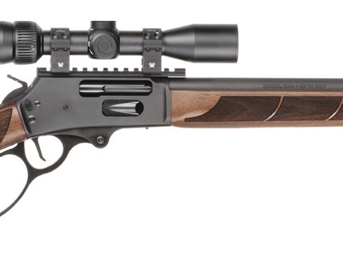 Smith & Wesson 14829 1854 Combo 45-70 Gov 6+1 20" Black Armornite Threaded Barrel, Black Armornite Stainless Steel Receiver w/Picatinny Rail, Walnut Forend & Fixed Stock, Vortex Crossfire HD 2-7x32mm