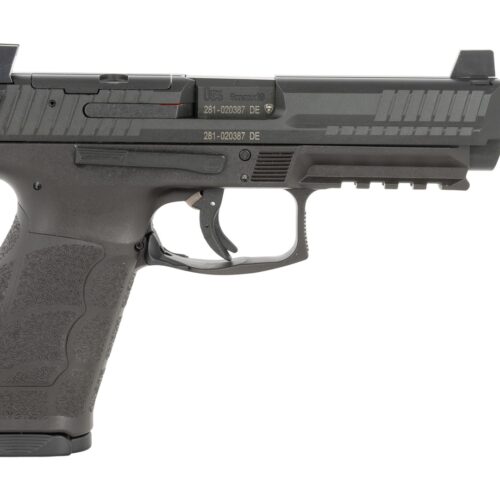 HK 81001234 VP9 A1 Tactical Full Size 9mm Luger 10+1 5.12"  Black Threaded Barrel, Black Steel Optic Ready Slide, Black Polymer Frame w/Picatinny Rail, Interchangeable Backstrap Grip