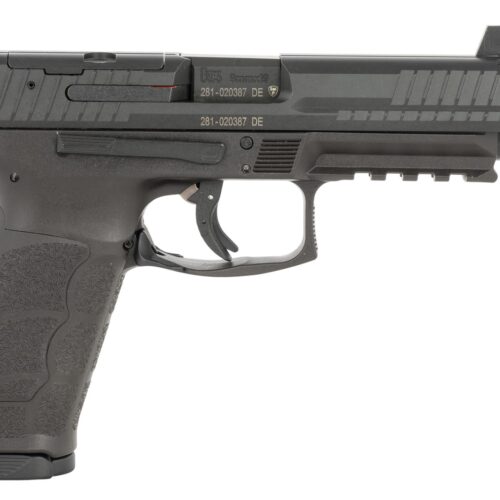 HK 81001233 VP9 A1 Tactical Full Size 9mm Luger 15+1 5.12"  Black Threaded Barrel, Black Steel Optic Ready Slide, Black Polymer Frame w/Picatinny Rail, Interchangeable Backstrap Grip