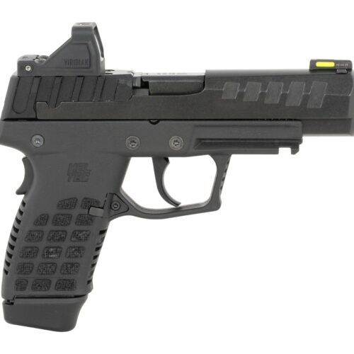 Kel-Tec P15BLKOPTIC P15 w/Optic Compact Frame 9mm Luger 15+1 4" Black Nitride Steel Optic Ready Slide, Black Polymer Frame w/Picatinny Rail, Black Stippled Grip, Ambidextrous, Viridian Optic