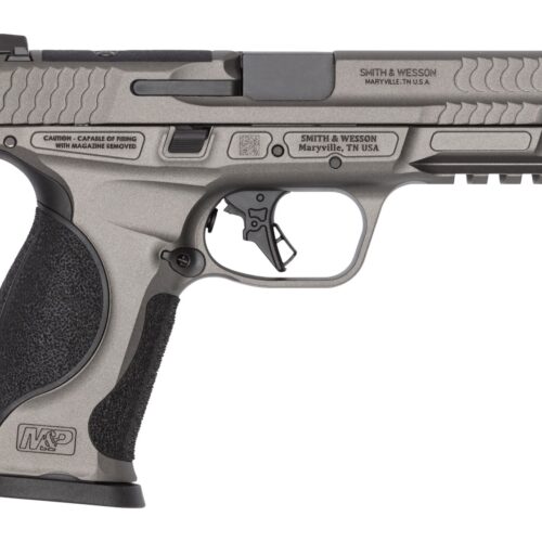 Smith & Wesson 14916 M&P9 M2.0 Metal 9mm Luger 15+1 4.25" Armornite Finish Stainless Steel Optic Ready Slide, Black Aluminum Frame w/Picatinny Rail, Interchangeable Palmswell Grip