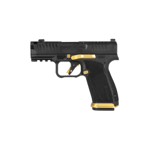 CANIK METE MC9 PRIME 9MM 3.6IN BARREL 15RD BLACK GOLD CERAKOTA ACCENTS GOA CHALLENGE COIN TALO HG8693G-N