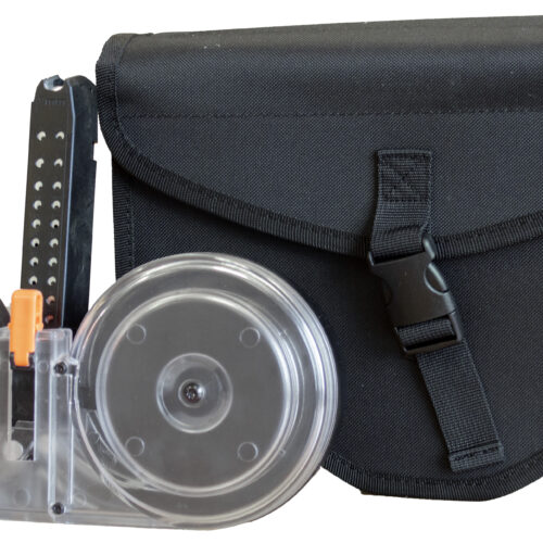 RWB GLOCK DRUM 9MM 100RD BLACK/CLEAR (10)